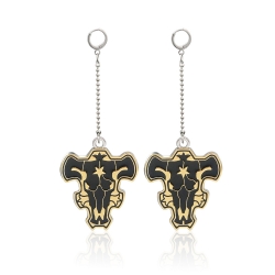 Black clover Metal earrings de...