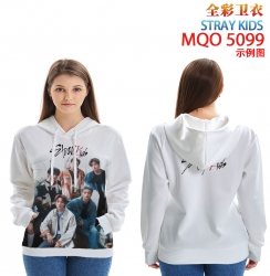 Straykids Long sleeve hooded p...