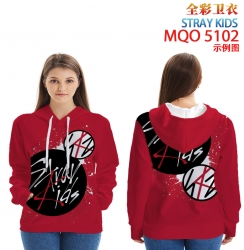 Straykids Long sleeve hooded p...