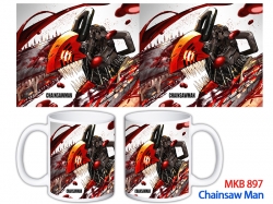 Chainsaw man Anime color print...