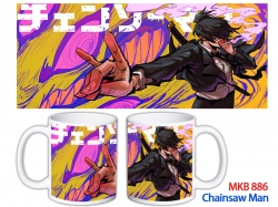 Chainsaw man Anime color print...