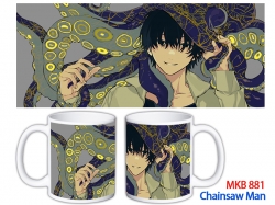Chainsaw man Anime color print...