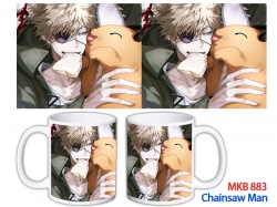 Chainsaw man Anime color print...