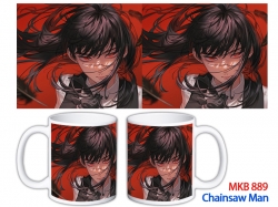 Chainsaw man Anime color print...