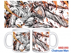 Chainsaw man Anime color print...