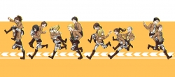 Shingeki no Kyojin Anime color...