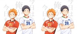 Haikyuu!! Anime color printing...