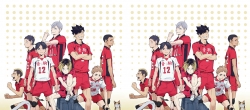 Haikyuu!! Anime color printing...