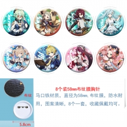 Genshin Impact Anime Round clo...