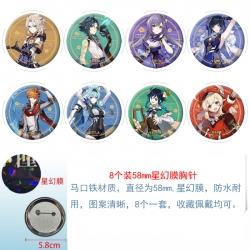 Genshin Impact Anime round Ast...