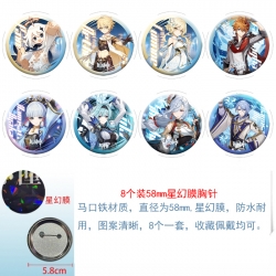 Genshin Impact Anime round Ast...