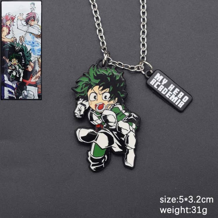 My Hero Academia Anime cartoon metal necklace pendant price for 5 pcs
