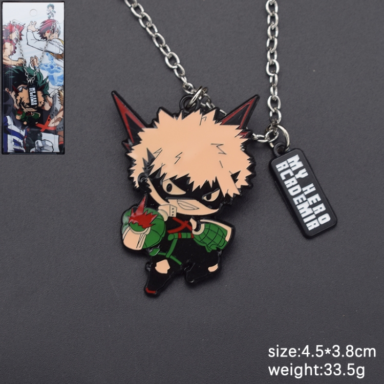 My Hero Academia Anime cartoon metal necklace pendant price for 5 pcs
