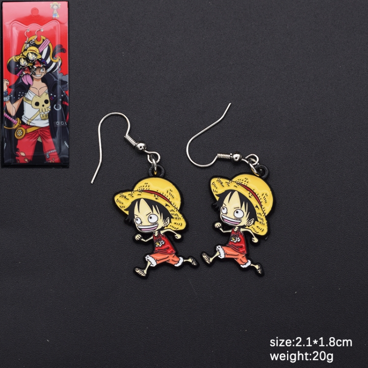 One Piece Anime Peripheral Earrings Pendant Jewelry price for 5 pcs