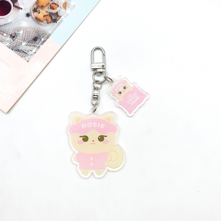 BLACKPINK Acrylic key chain pendant OPP packaging price for 5 pcs