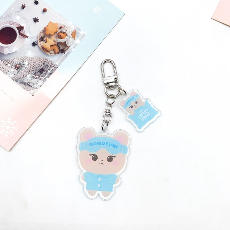 BLACKPINK Acrylic key chain pendant OPP packaging price for 5 pcs
