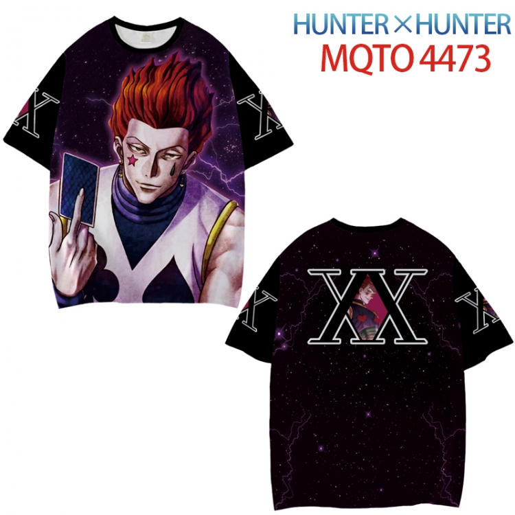 HunterXHunter Full color printed short sleeve T-shirt from XXS to 4XL MQTO-4473-3
