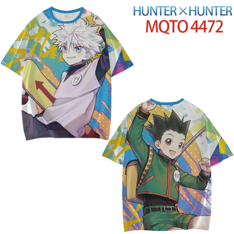 HunterXHunter Full color printed short sleeve T-shirt from XXS to 4XL  MQTO-4472-3