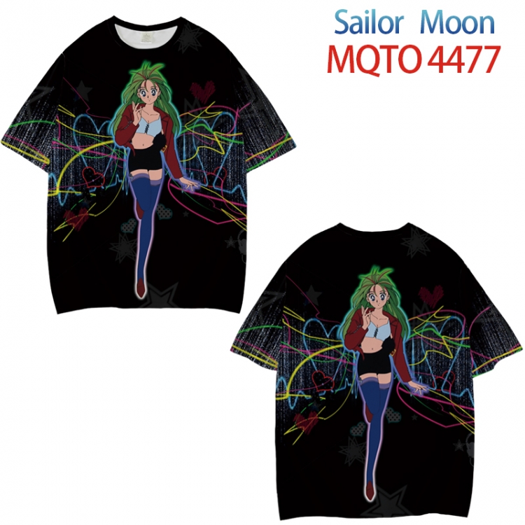 sailormoon Full color printed short sleeve T-shirt from XXS to 4XL MQTO-4477-3