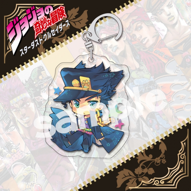 JoJos Bizarre Adventure acrylic pendant bag charm keychain price for 5 pcs