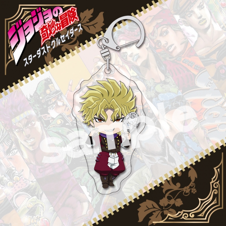 JoJos Bizarre Adventure acrylic pendant bag charm keychain price for 5 pcs