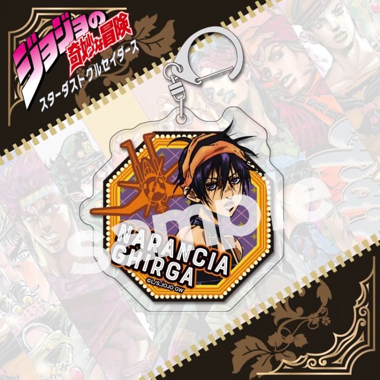 JoJos Bizarre Adventure acrylic pendant bag charm keychain price for 5 pcs