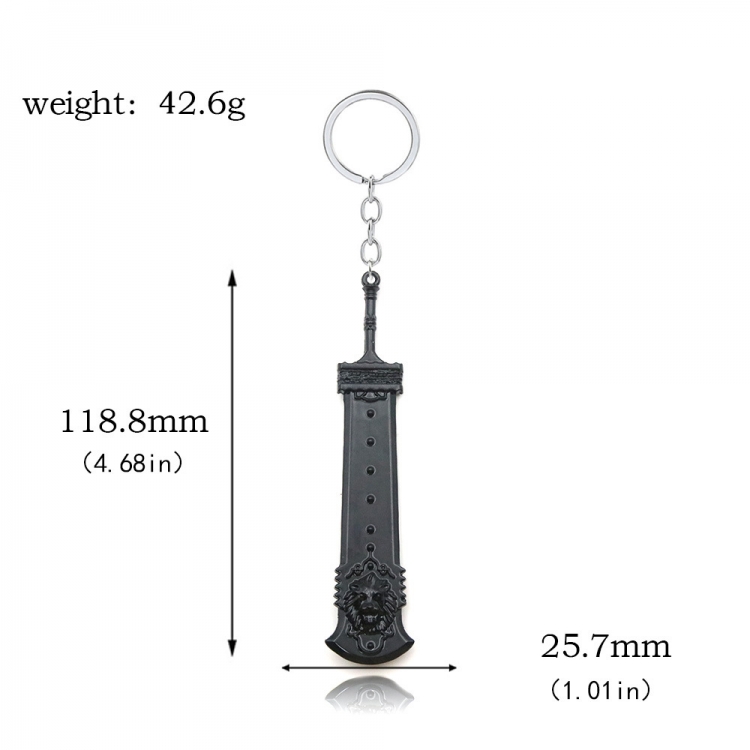 Nier:Automata Metal weapon robot pendant keychain OPP packaging  price for 5 pcs   K00698