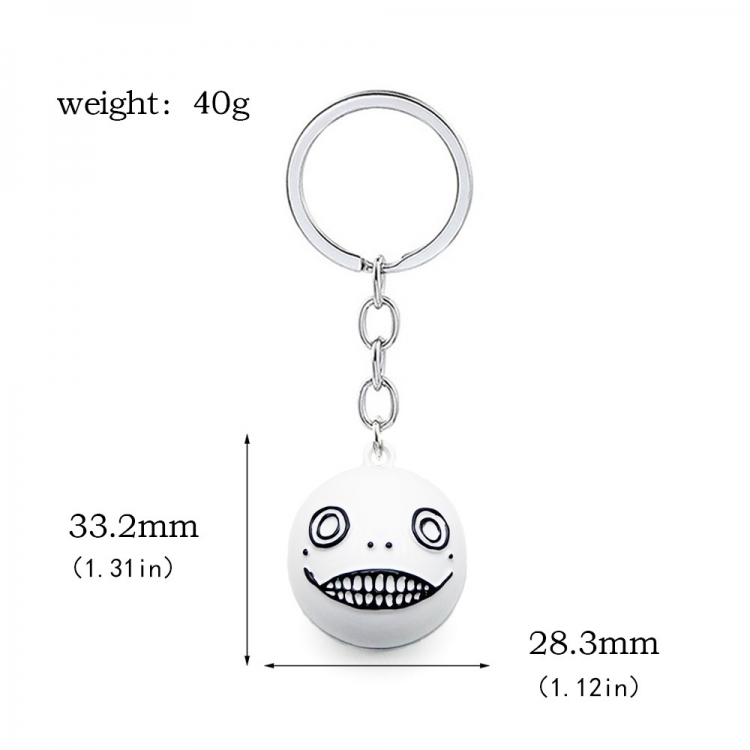 Nier:Automata Metal weapon robot pendant keychain OPP packaging  price for 5 pcs K00697