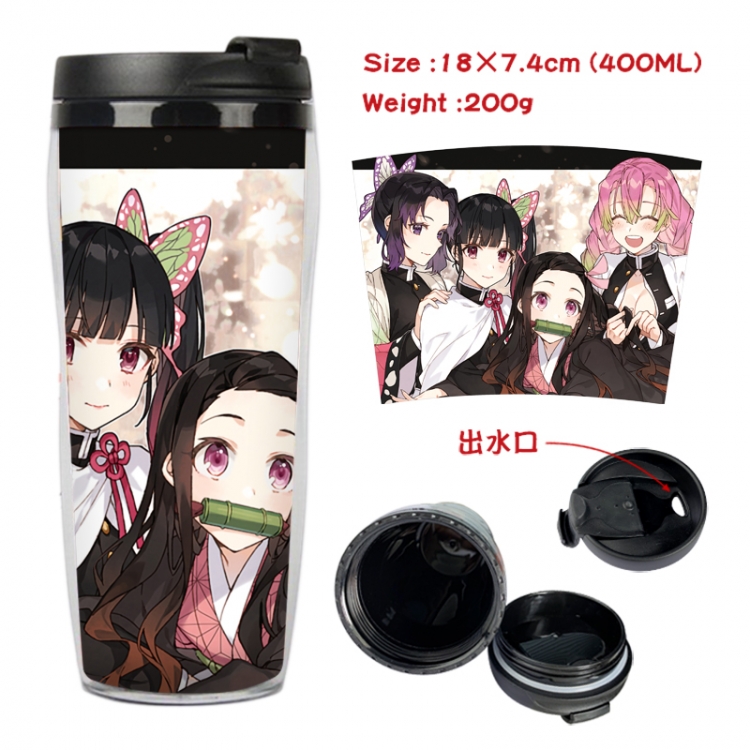 Demon Slayer Kimets Anime Starbucks leak proof and insulated cup 18X7.4CM 400ML
