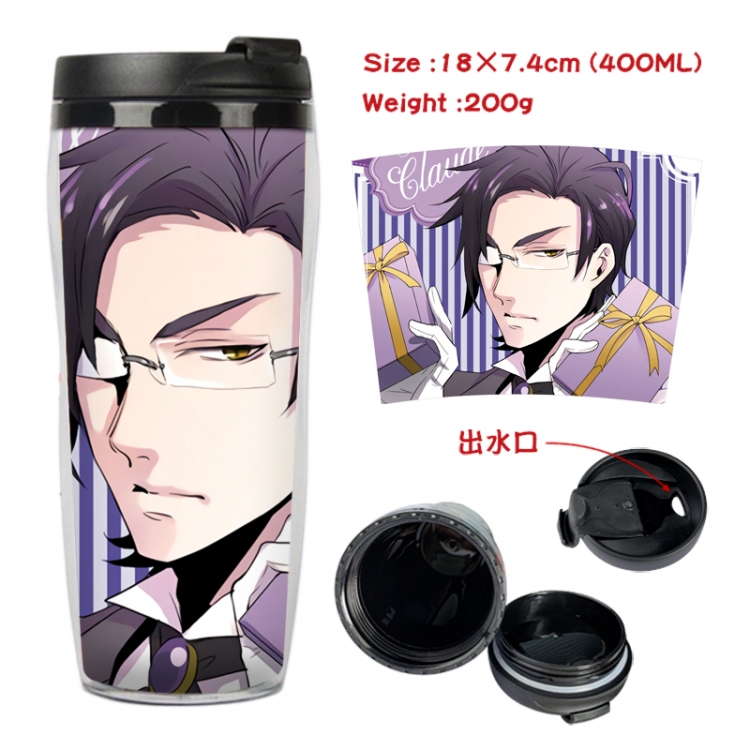 Kuroshitsuji Anime Starbucks leak proof and insulated cup 18X7.4CM 400ML