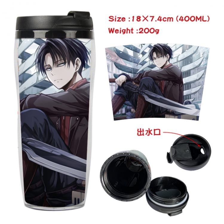 Shingeki no Kyojin Anime Starbucks leak proof and insulated cup 18X7.4CM 400ML