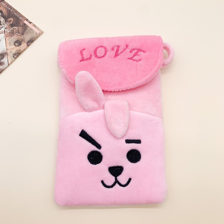 BTS Mobile phone bag, cloth bag, portable mobile phone bag crossbody key bag  price for  3 pcs