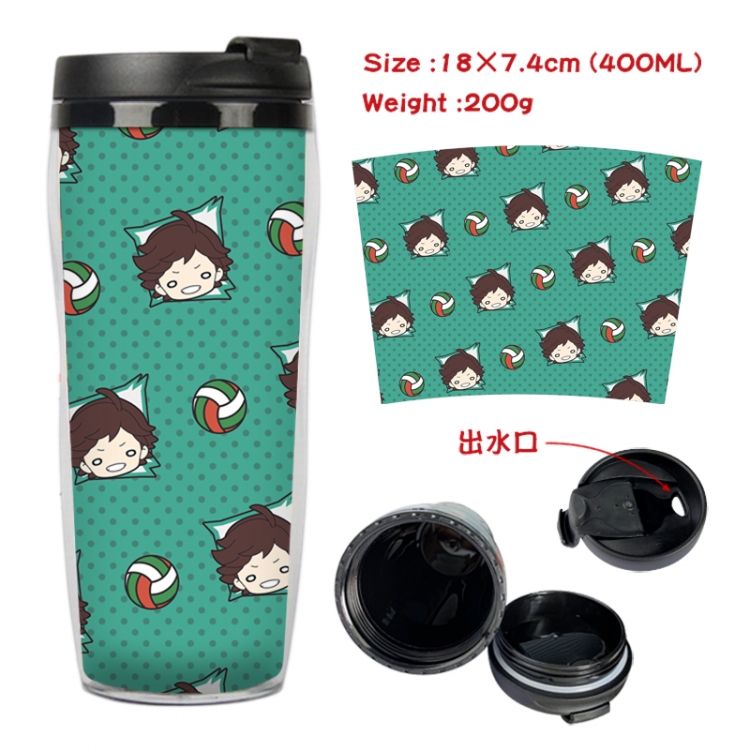 Haikyuu!! Anime Starbucks leak proof and insulated cup 18X7.4CM 400ML