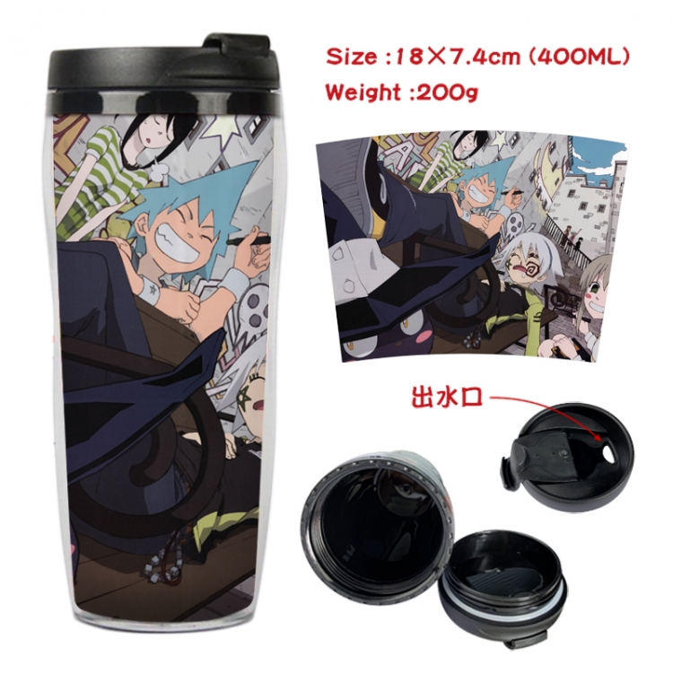 Soul Eater Anime Starbucks leak proof and insulated cup 18X7.4CM 400ML 3A