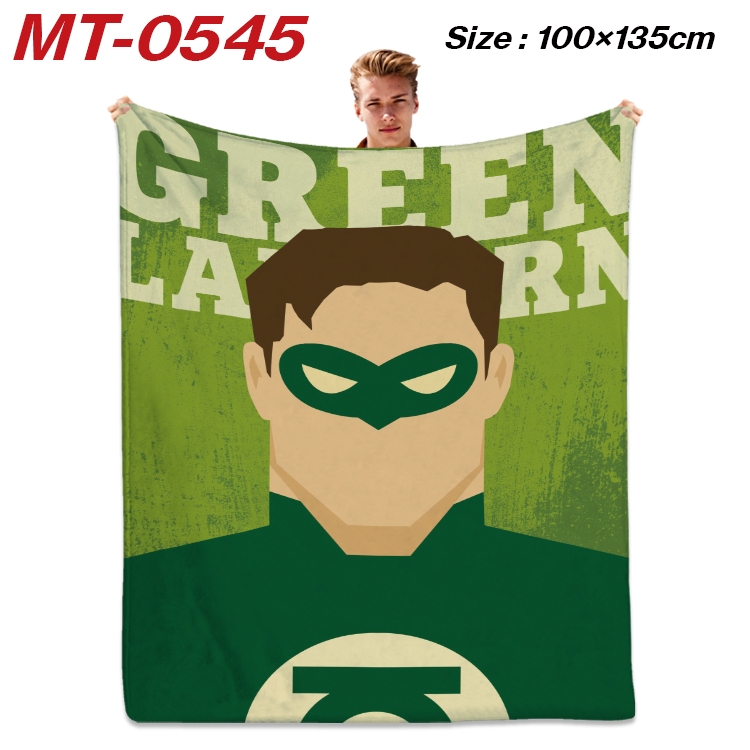 Marvel Hero  Anime flannel blanket air conditioner quilt double-sided printing 100x135cm MT-0545