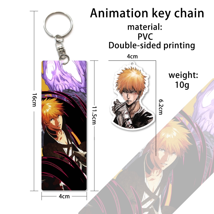 Bleach PVC Keychain Bag Pendant Ornaments OPP Package price for 10 pcs YS118