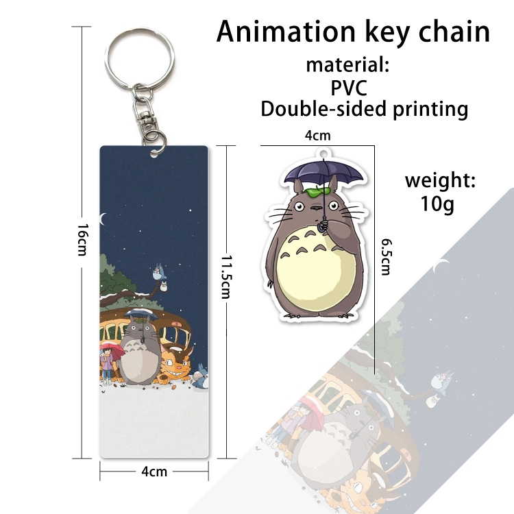 TOTORO PVC Keychain Bag Pendant Ornaments OPP Package price for 10 pcs YS83