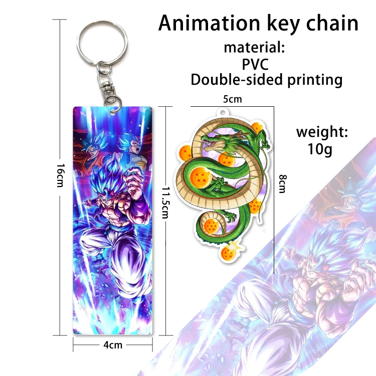 DRAGON BALL PVC Keychain Bag Pendant Ornaments OPP Package price for 10 pcs YS84
