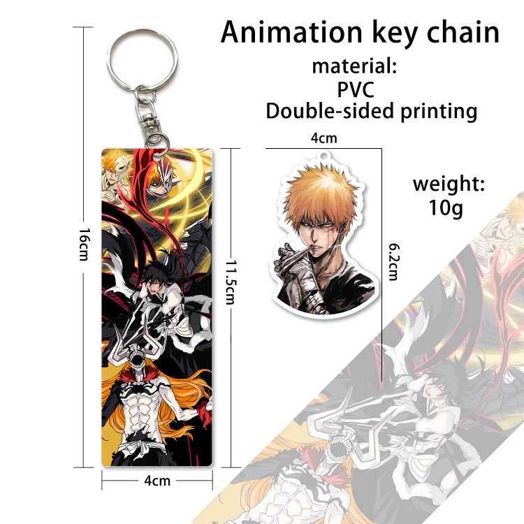 Bleach PVC Keychain Bag Pendant Ornaments OPP Package price for 10 pcs YS119