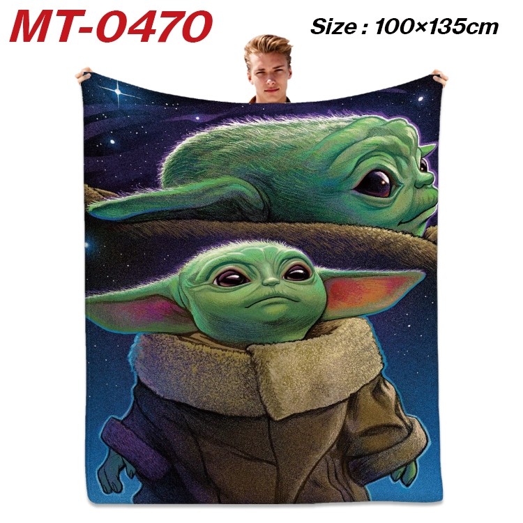 Star Wars  Anime flannel blanket air conditioner quilt double-sided printing 100x135cm MT-0470
