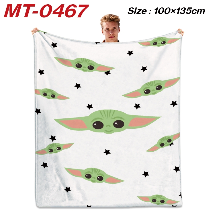Star Wars  Anime flannel blanket air conditioner quilt double-sided printing 100x135cm  MT-0467
