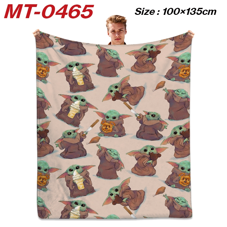 Star Wars  Anime flannel blanket air conditioner quilt double-sided printing 100x135cm MT-0465