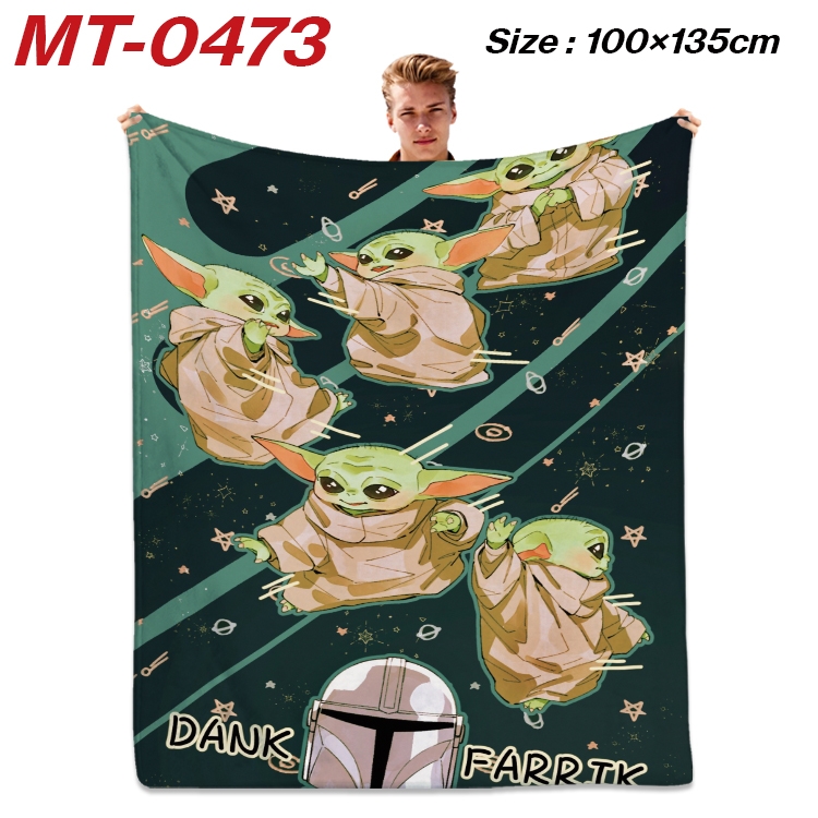 Star Wars  Anime flannel blanket air conditioner quilt double-sided printing 100x135cm MT-0473
