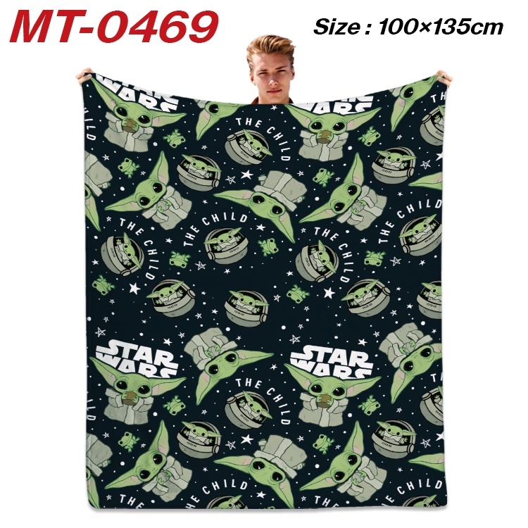 Star Wars  Anime flannel blanket air conditioner quilt double-sided printing 100x135cm MT-0469