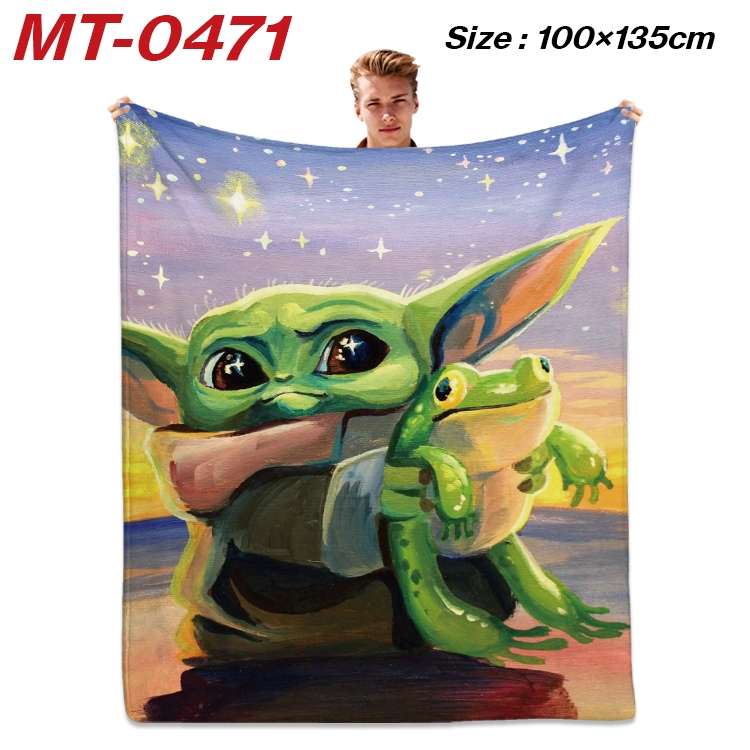 Star Wars  Anime flannel blanket air conditioner quilt double-sided printing 100x135cm MT-0471