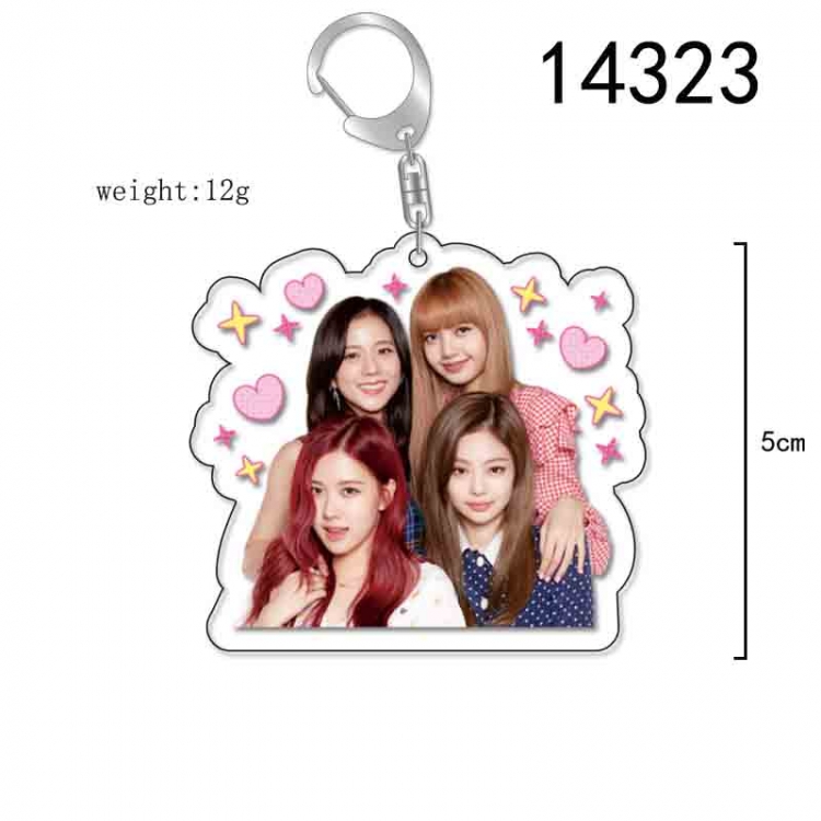 BLACK PINK Anime Acrylic Keychain Charm price for 5 pcs 14323