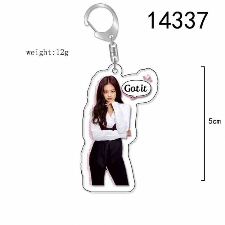 BLACK PINK Anime Acrylic Keychain Charm price for 5 pcs 14337