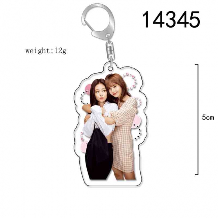 BLACK PINK Anime Acrylic Keychain Charm price for 5 pcs 14345