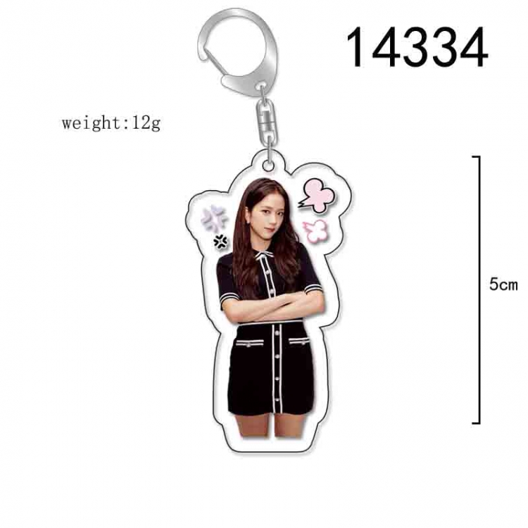 BLACK PINK Anime Acrylic Keychain Charm price for 5 pcs 14334