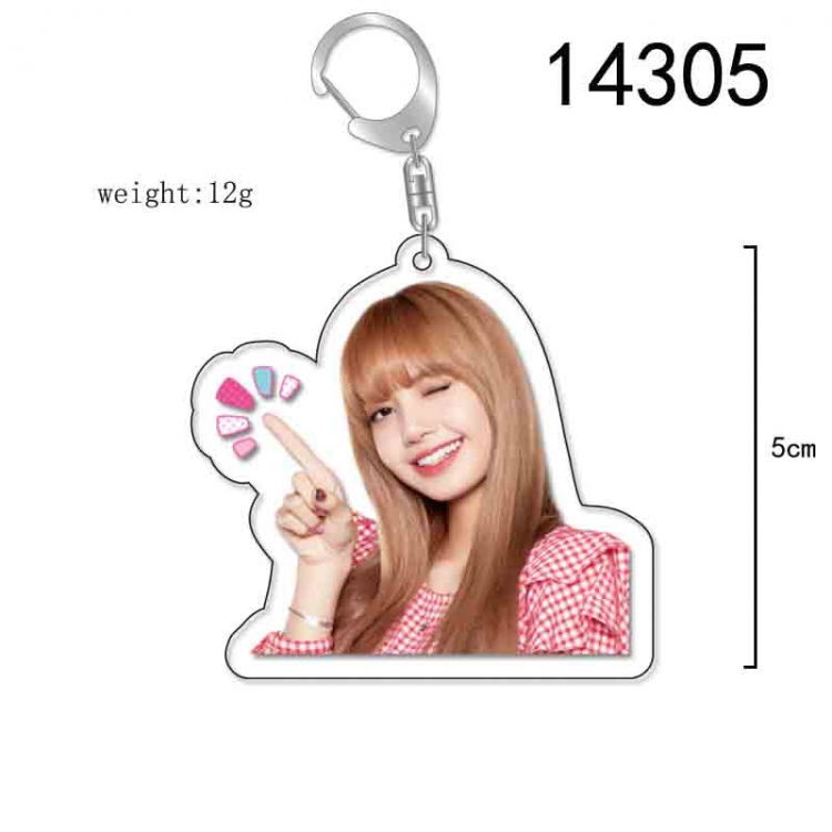 BLACK PINK Anime Acrylic Keychain Charm price for 5 pcs 14305